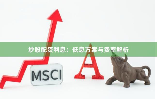 炒股配资利息：低息方案与费率解析